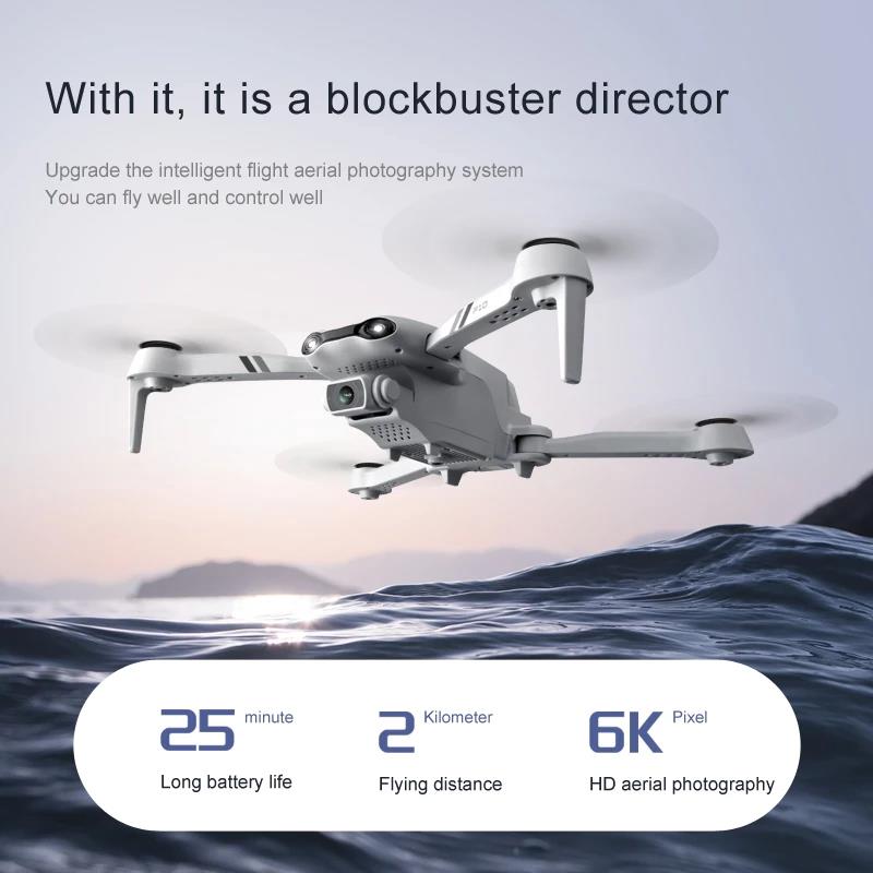 New F10 Pro Wifi Drone Profesional 6K HD Camera GPS 5G WIFI