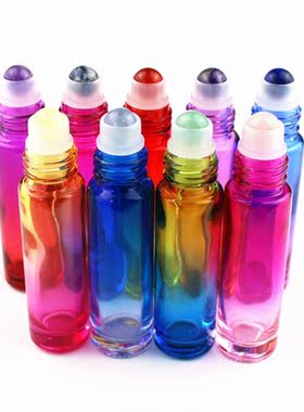 20pcs/lot Natural Gemstone Roller Ball Bottle 5ml 10ml Thic