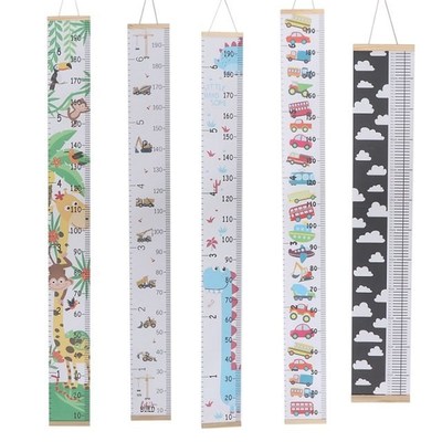 Nordic Children Height Ruler Canvas Hanging Growth Chart Kid