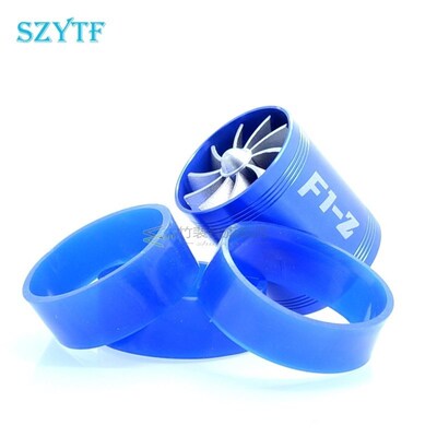 F1-Z Supercharger Turbo Air Intake Fuel Saver Fan w/ Double