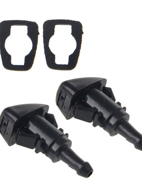 2 Pcs Windshield Washer Wiper Water Spray Nozzle For Chrysle