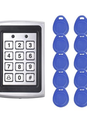 RFID Metal Access Control Card Reader Keypad 2000 Users 125