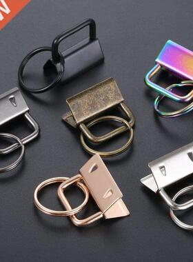10 Pcs 26mm Key Fob Hdwe Keychain Split Ring Wristlets C
