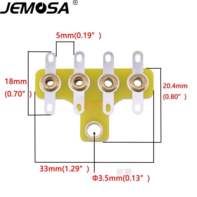 5PCS DIY Projects Audio Tag Strip Tag Board Turret Board Ter