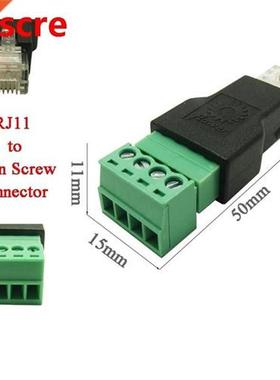 10pcs 4 Pin RJ11 RJ-11 6P4C Modular Telephone Phone Crystal