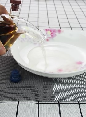 Double Layer Sauce Oil Bottle 2 In 1 Vinegar Glass Bottle Co