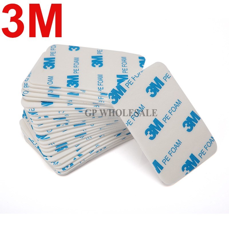 5pcs 3M 1600T White Double Sided Adhesive PE Foam Tape 1.1mm