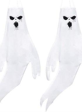 Led Light Ghost Windsock Halloween Decoration Garden Decor