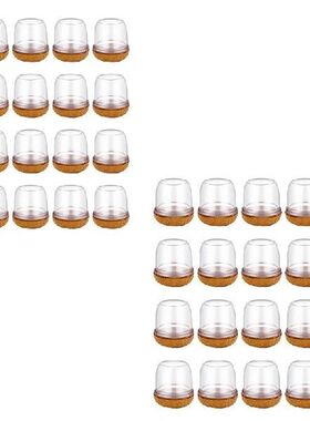 Protective Caps For Chair Legs, Pack Of 16, Round Silicone