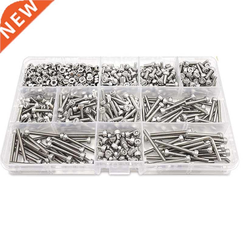 620Pcs M Screw ortment Kit, Cap Head Screws, Machine Screws