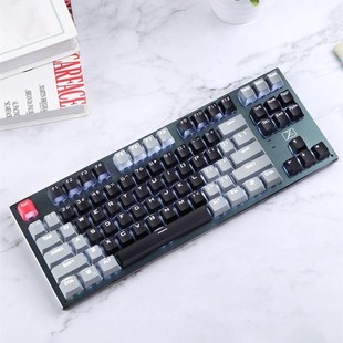 87 Key Bluetooth Mechanical Keyboard Wireless Bluetooth Thr