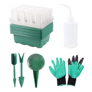 Seedling Germination Kit 4 Claw Gardening Gloves Gardening