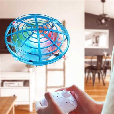HGRC Mini RC UFO Drone With LED Light Gesture Sensing Electr