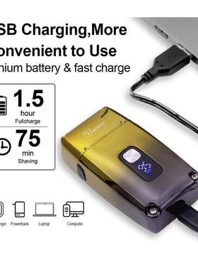 Upgraded Three-net Cutter Head Electric Whitener Washable Ra