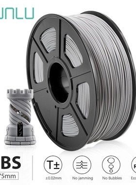 SUNLU ABS black electrical 3D transparent abs filament 1.75