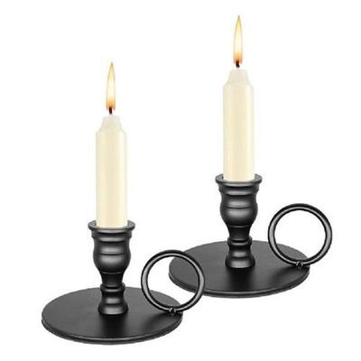 2 Pieces Vintage Long Candlesticks Dinning Tabletop