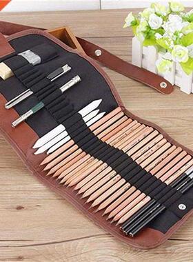 Pen Charcoal Sketch Set Sketching Pencil Kit Paper Erasable