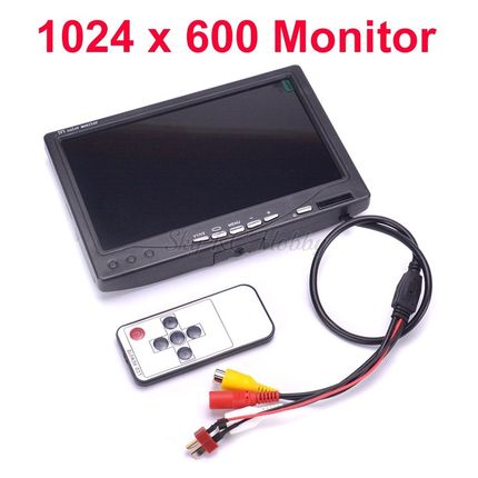 NEW 7 inch LCD TFT 1024 x 600 Monitor with T  Screen FPV Mon