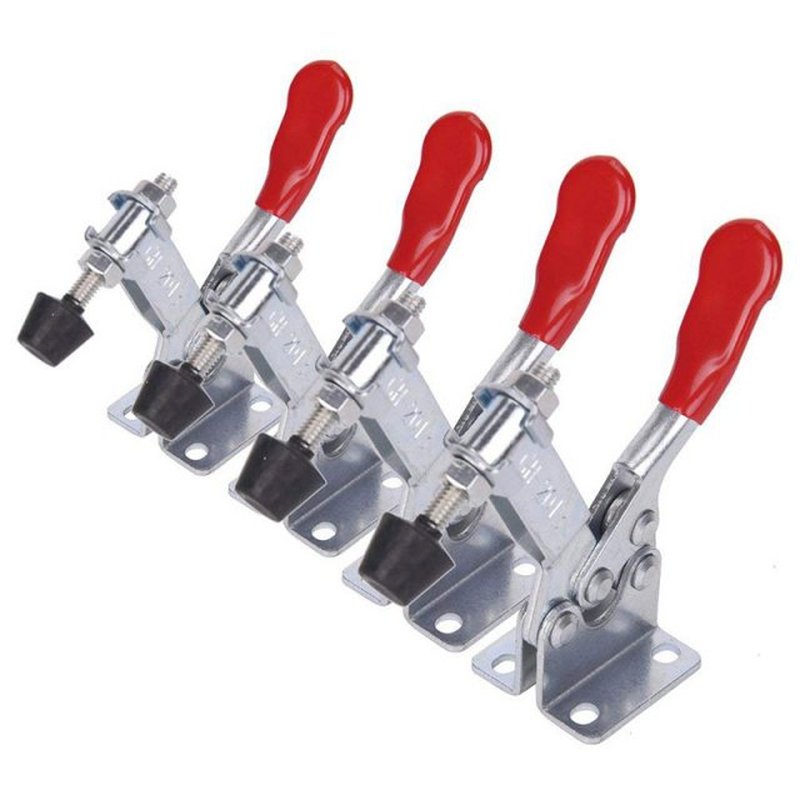 4Pcs GH-201B Horizontal Toggle Clamp Quick Release Toggle Cl