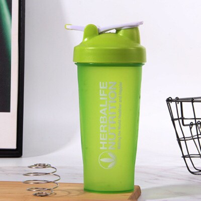 BPA Free Shaker Bottle Whey Protein Powder Mixing Bottle Spo