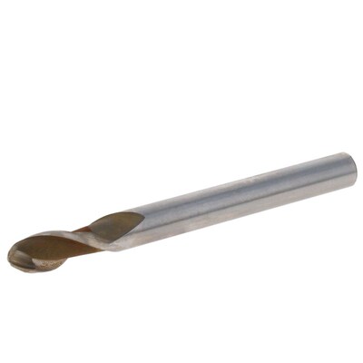 Hot 2 Flutes Straight Shank Ball Nose End Mills Cutter Spira