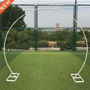 Round Metal Iron arch wedding backdrop stand wedding arch bi