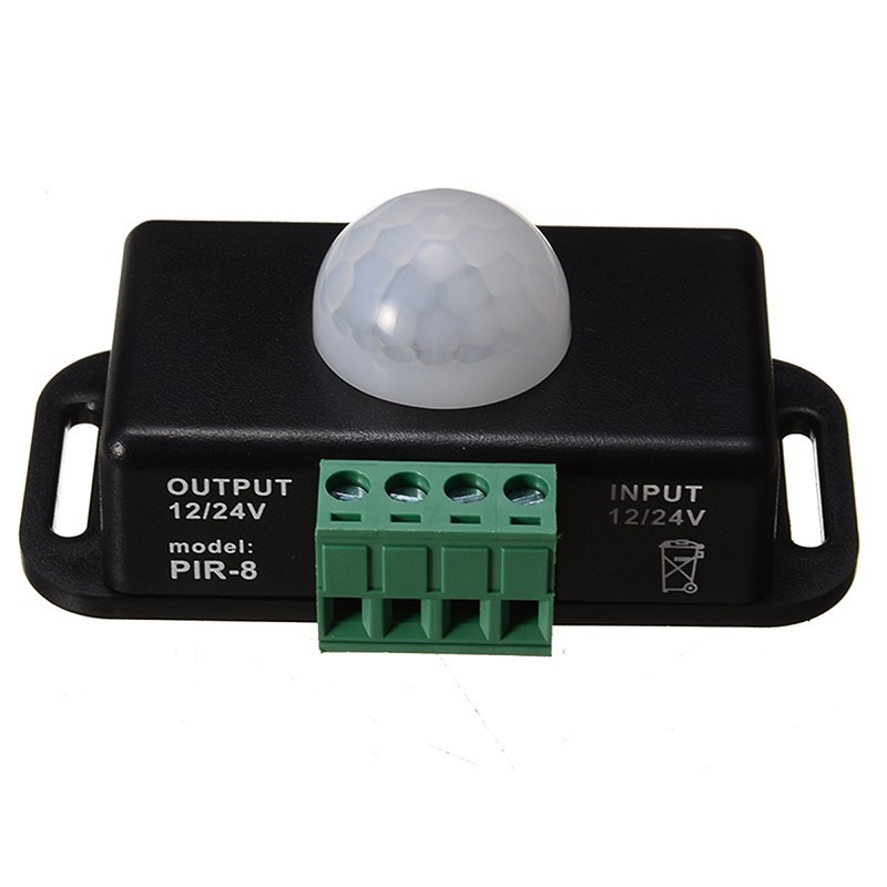 DC 12V 24V 6A PIR Sensor Switch Infrared IR Motion Sensor D