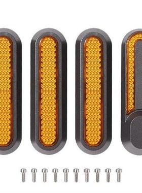 4Pcs Wheel Cover Hub Cap Protective Shells Reflective