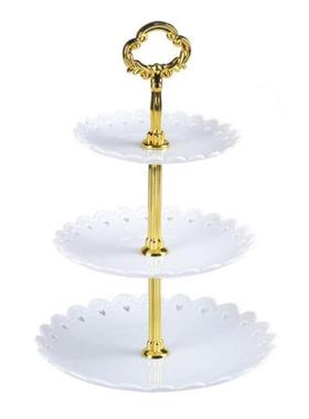 3 Tier Cake Stand Afternoon Tea Wedding Plates Party Tablewa