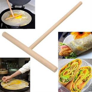 Chinese Specialty Crepe Maker Pancake Batter Wooden