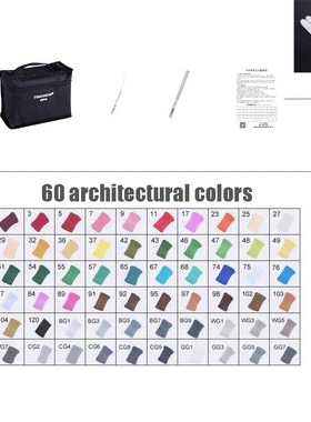 30/40/60/80 Color Markers Manga Drawing Markers Pen Alcohol