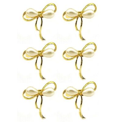 6 Pack Serviette Rings Serviette Buckle Napkin Rings Napkin