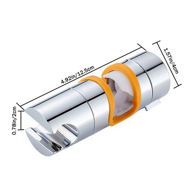 Adjustable Shower Head Holder Shower Rail Rod Slider Bracket