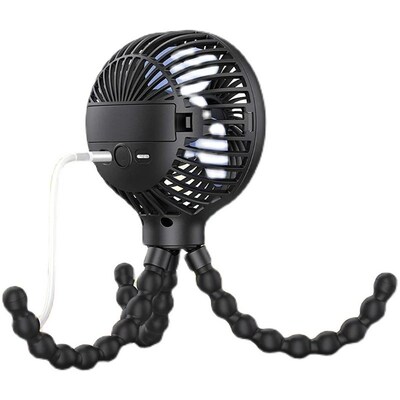 Handheld Fan 3 Speed Portable Clip on Stroller Fan Battery