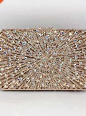 XIYUAN Lady Crystal handbag luxury designer Rhinestone Dinne