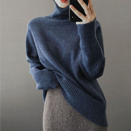 YYGegew cashmere autumn winter thick Sweater Pullover women