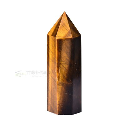 Natural Tiger Eye Crystal Point Healing Stone Quartz Crystal