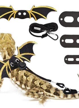 Small Pet Reptile Lizard Gecko Bearded Dragon Harness Leash