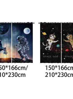 2x Shower Curtains Window Drapes Quick Drying Washable for