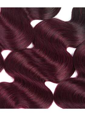 1B 99J Bundles Ombre Body Wave Hair Weave Bundles Brazilian