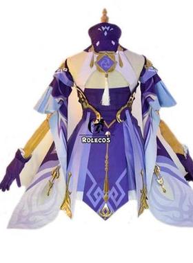 ROLECOS 2020 Genshin Impact Cosplay Costume Keqing Cosplay