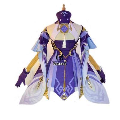 ROLECOS 2020 Genshin Impact Cosplay Costume Keqing Cosplay
