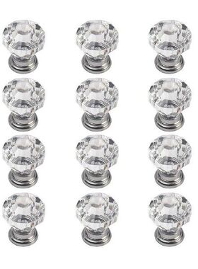 1Durable Clear Acrylic Door Knob Cupboard Draw Cabinet Pull