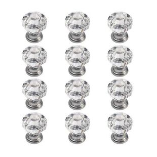 1Durable Clear Acrylic Door Knob Cupboard Draw Cabinet Pull