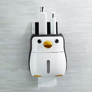 Cute Penguin Pattern Paper Container Toilet Paper Holder