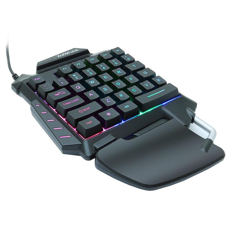 For ZUOYA Single Handed Gaming Membrane keyboard 35 keys one