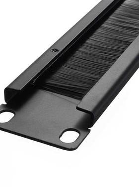 Brush Panel Cable Management Bar Slot for Rack Mount Network