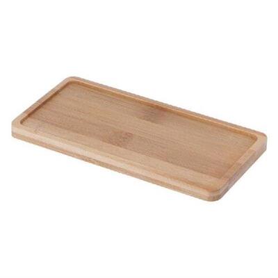 Bamboo Flower Pot Tray Plant Favor Succulent Pot Tray Home