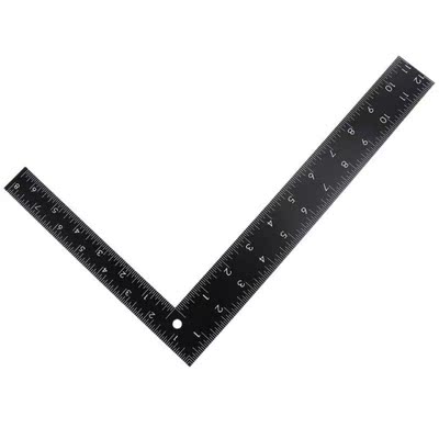 Metal L-Square Shape Patchwork Ruler for Tailor Garment Patt