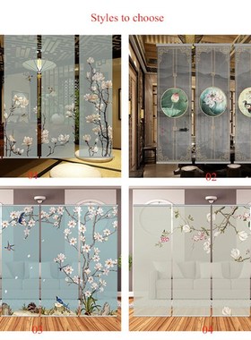 Custom design hanging screen living room divider Curtain par